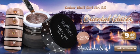 25% Rabatt auf Royal Nails Color Nail Gel Nr. 56 Oriental Glitter 
